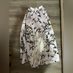 formal skirt lavender high to low